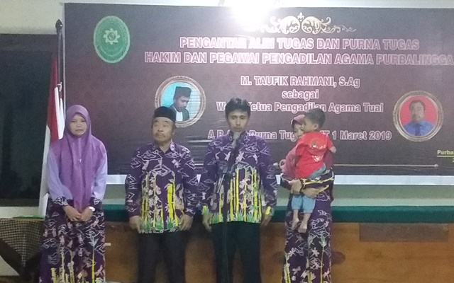 Pengantar Alih Tugas dan Purna Tugas Hakim dan ASN