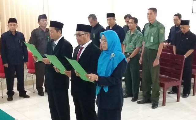 PA Purbalingga Melantik 3 Orang Panitera Pengganti