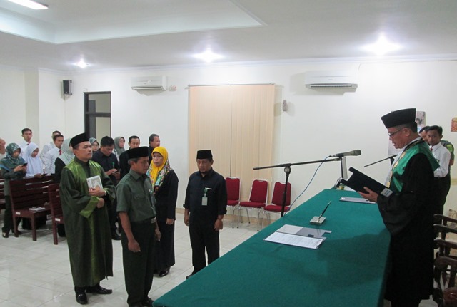 Pelantikan Jurusita Pengganti PA Purbalingga