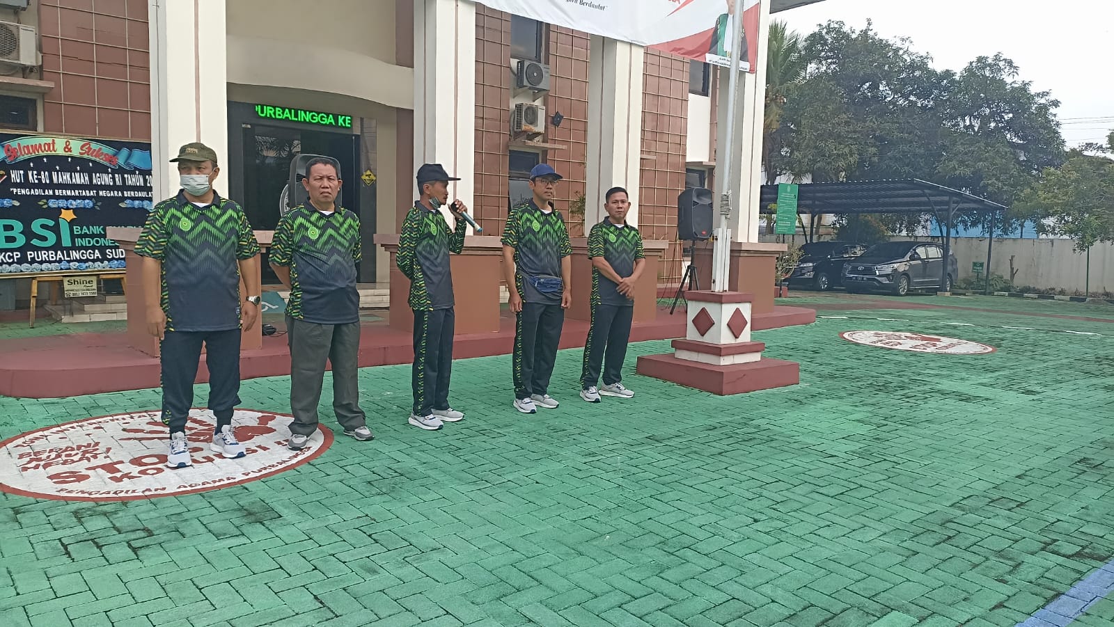 PA Purbalingga Gelar Jalan Sehat Dan Pembagian Doorprize Dalam Rangka Memperingati HUT MA RI dan HUT RI (22/08)