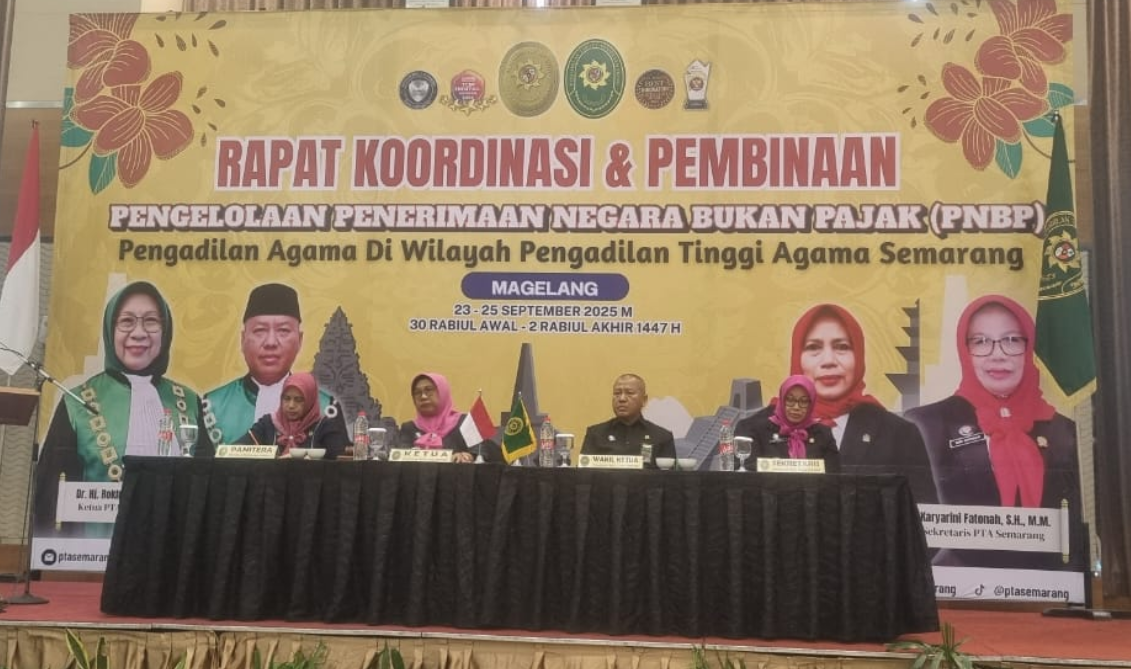 Rakor & Pembinaan PNBP PA Di Wilayah PTA Semarang (23/09)