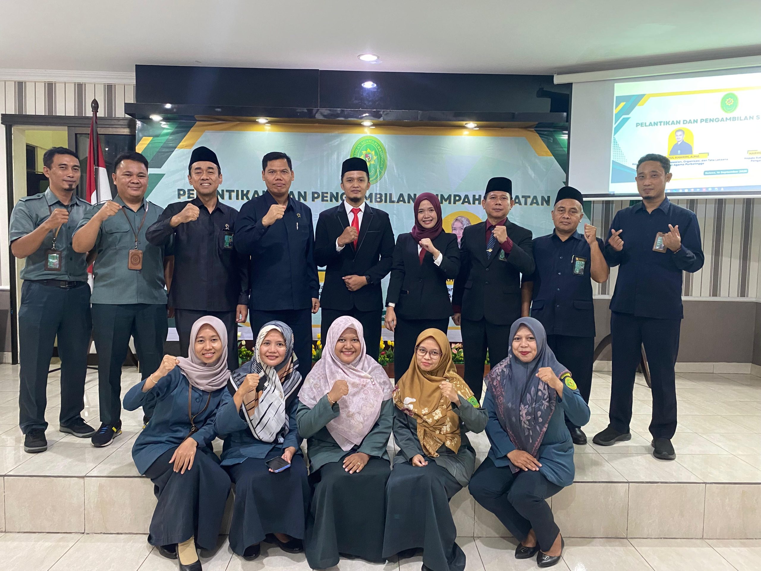 Pelantikan & Pengambilan Sumpah Jabatan Kasub PA Purbalingga (16/09)