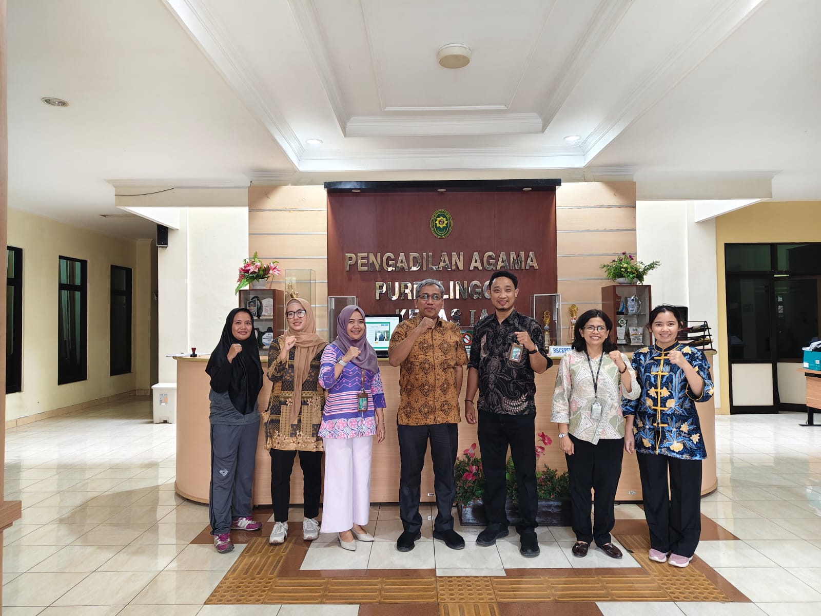 Kunjungan Kerja Kabag Organisasi MA dan Biro Perencanaan di PA Purbalingga (30/01)